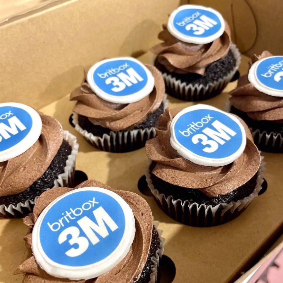 Corporate Logo Cupcakes