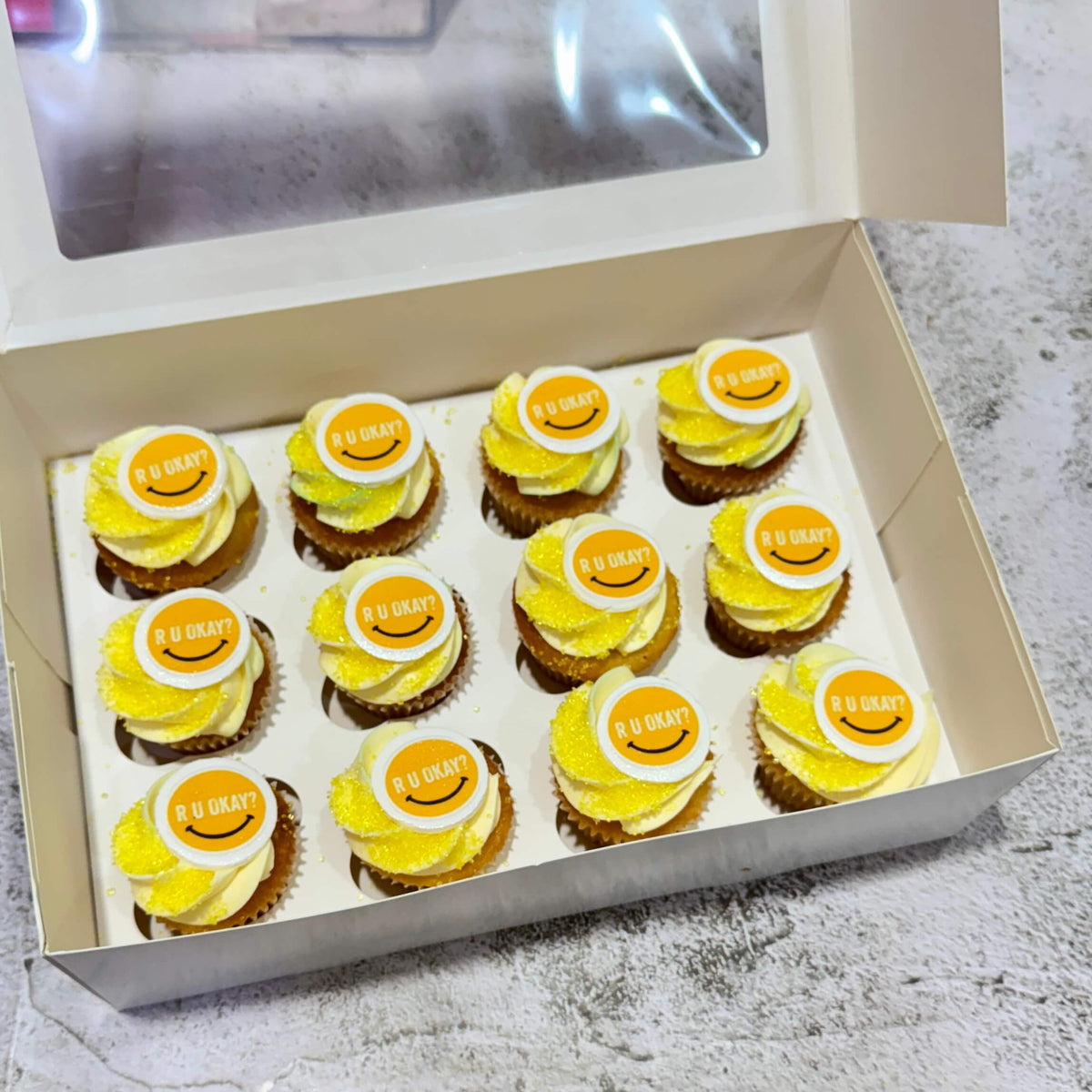 Are U Ok Mini Vegan and dairy-free Cupcakes Sydney delivery