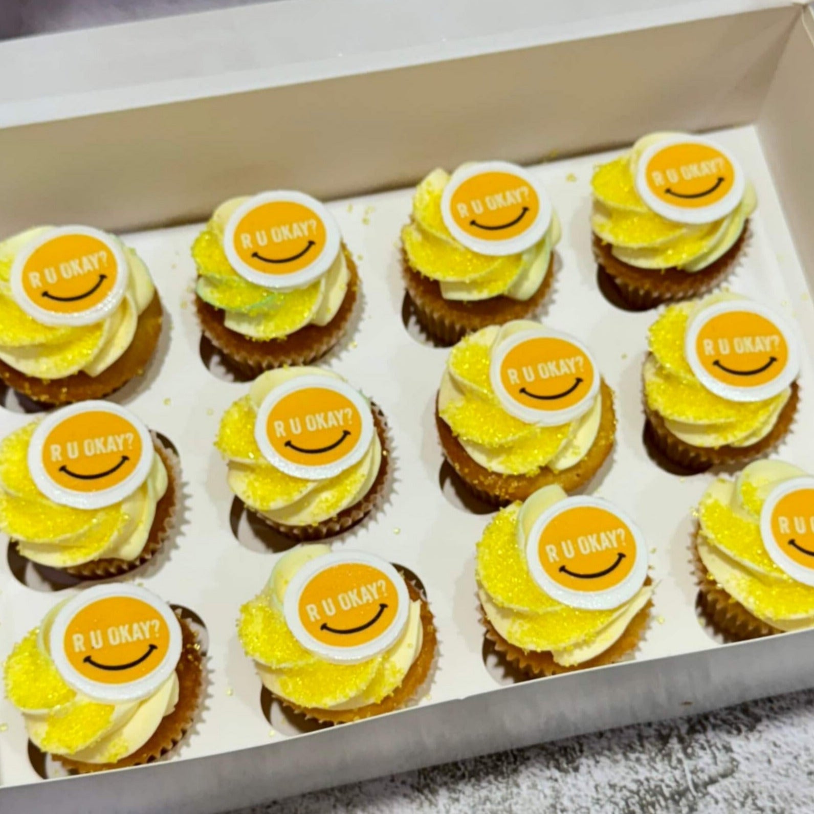 Are U Ok Day Cupcakes