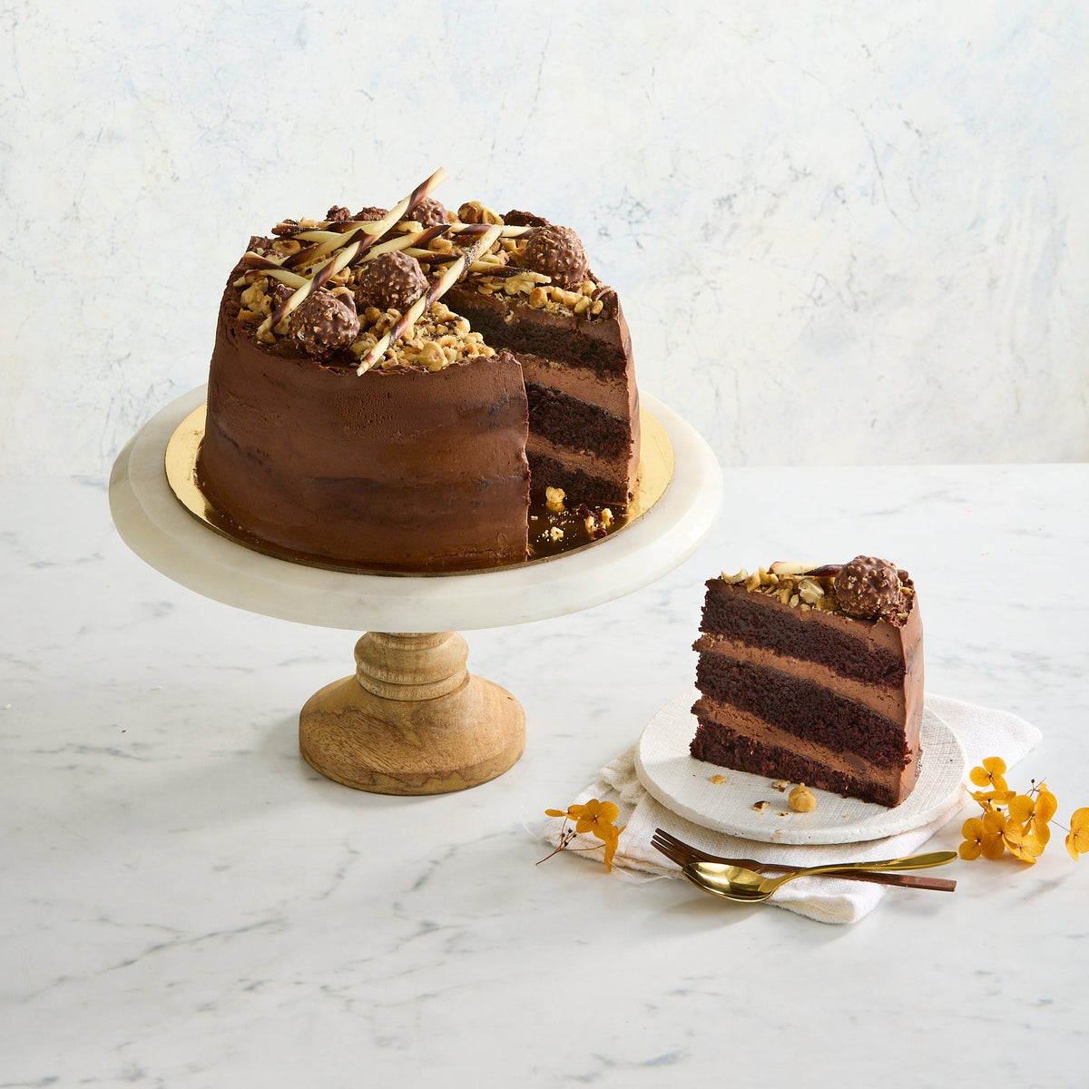 Ferrero Rocher Cake
