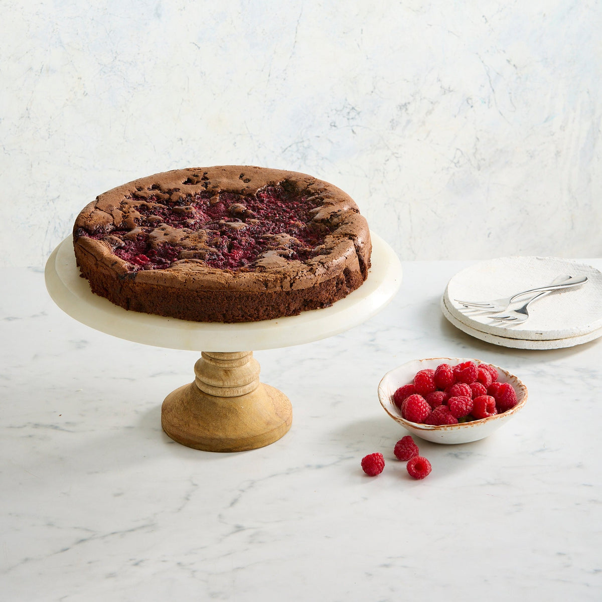 Flourless Chocolate, Hazelnut & Raspberry Cake Bakealicious By Gabriela