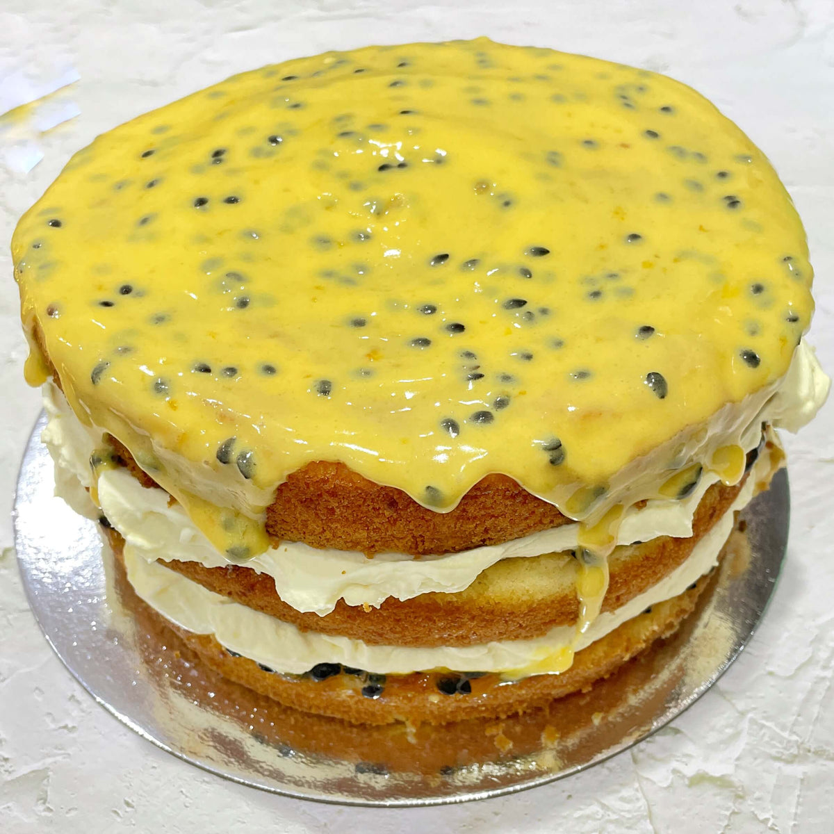 Passionfruit Sponge Cake