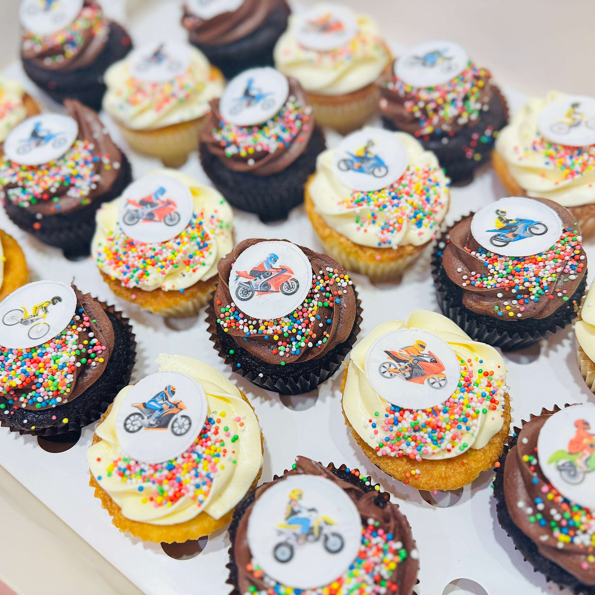 Gluten-free Cupcakes with toppers Sydney