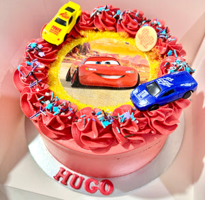 Cars themed Birthday Cake
