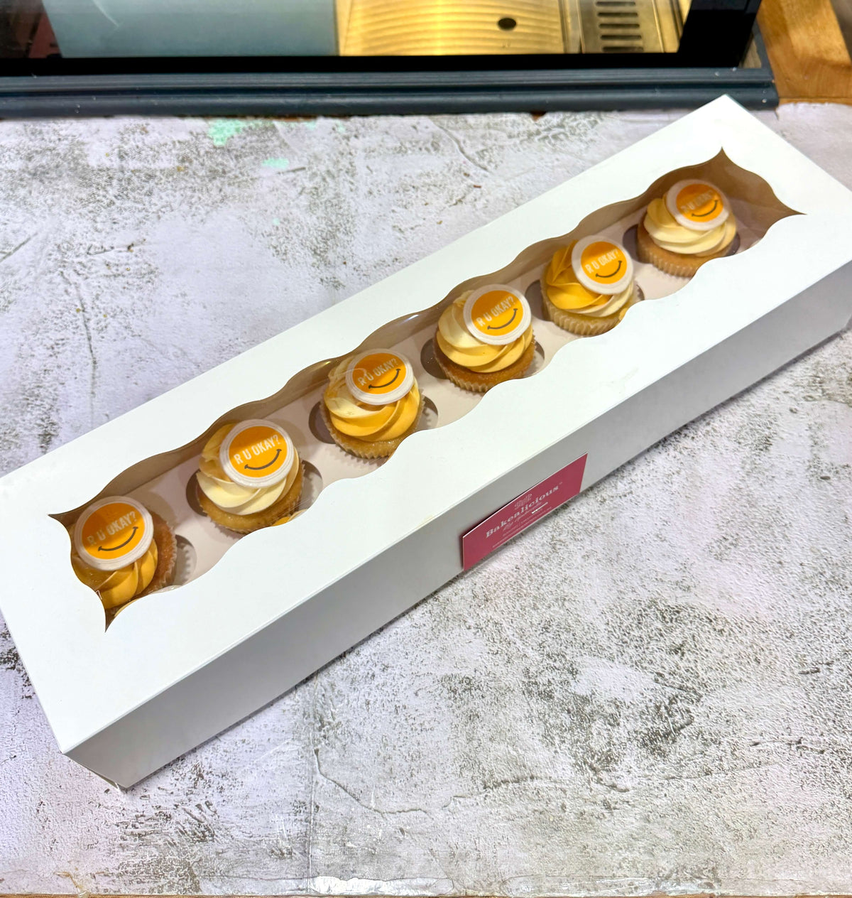 12 x Vegan &amp; dairy-free Are you Ok Cupcakes
