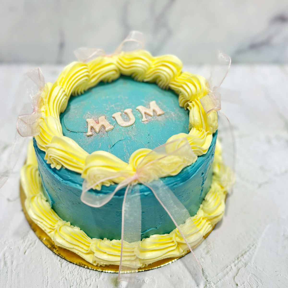 Mother's Day Vintage Ribbon Cake - Bakealicious By Gabriela