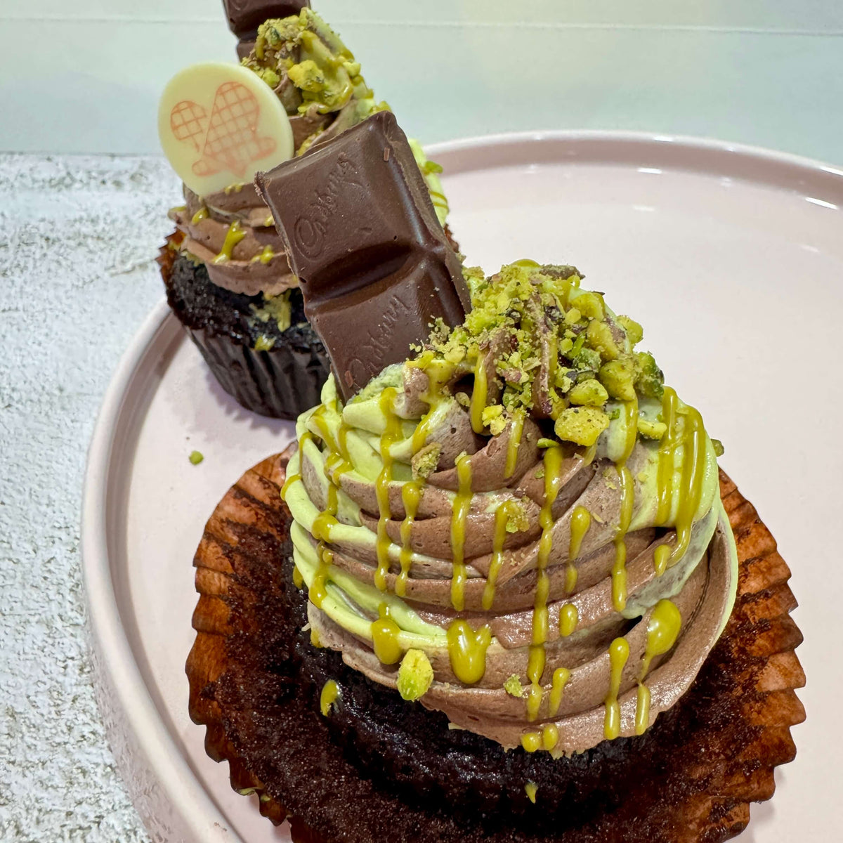 Dubai Chocolate Cupcakes Sydney